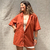 camisa terracota / Pacha / linho com viscose na internet