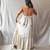 vestido off white / Inka / 100% viscose - loja online