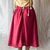 saia mid e vestido vinho / Anka / linho com viscose na internet