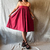 saia mid e vestido vinho / Anka / linho com viscose - Andina