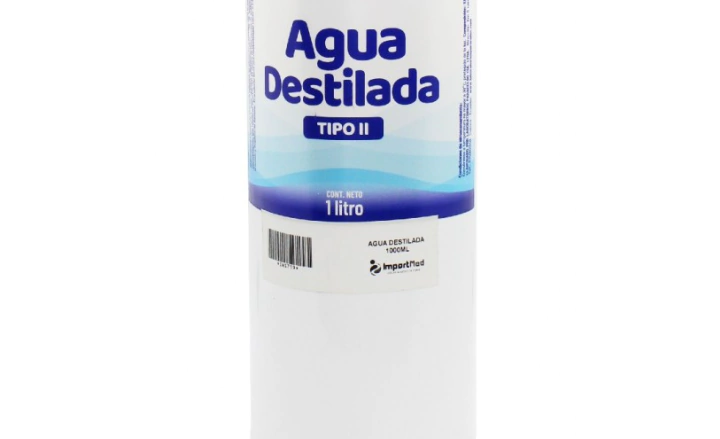 Agua destilada x 1lts