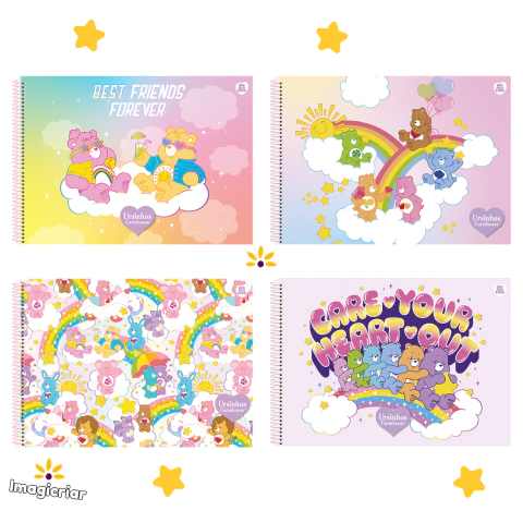 Caderno Cartografia Ursinhos Carinhosos Animativa - Universitário - comprar online