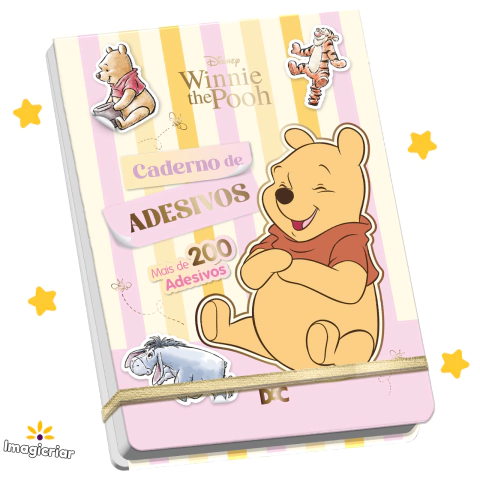 Caderno de Adesivos Ursinho Pooh DAC