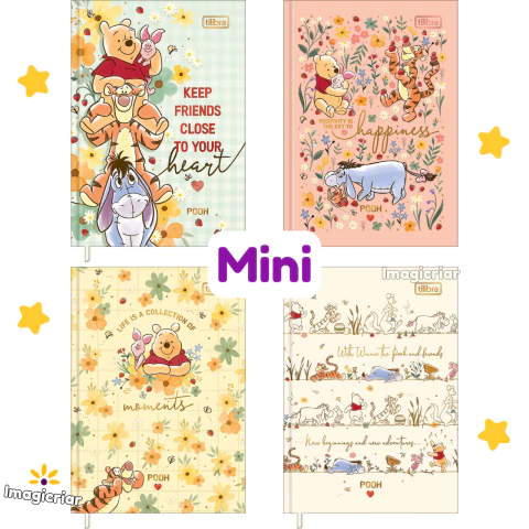 Mini Caderneta Costurada Petit Ursinho Pooh Tilibra - comprar online