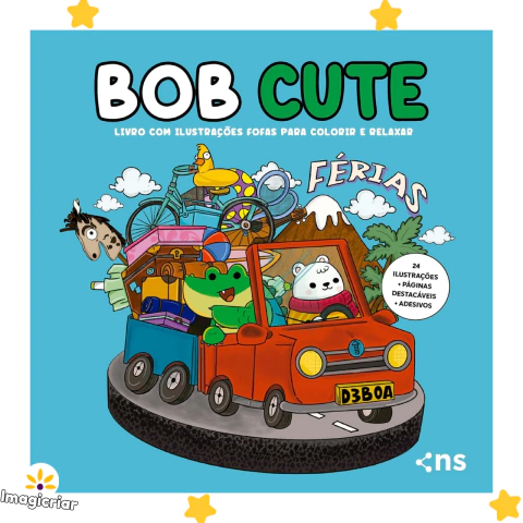 Livro de Colorir Bob Cute - Férias Editora Novo Século