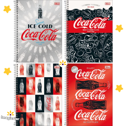 Caderno Universitário Coca-Cola Tilibra - 1 Matéria