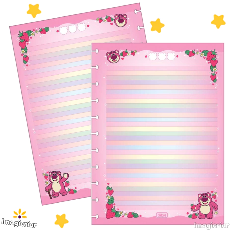 Refil Lotso para Tilidisco Tilibra | Tamanho Universitário