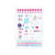Folha de Adesivos Good Vibes by Indy para Caderno Inteligente | Tamanho A5, Médio ou Grande na internet