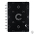 Caderno Inteligente Monogram Black Crystals by Swarovski | Tamanho A5, Médio e Grande - comprar online