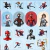 Cartela de Adesivos Spider-Man Tilibra - comprar online