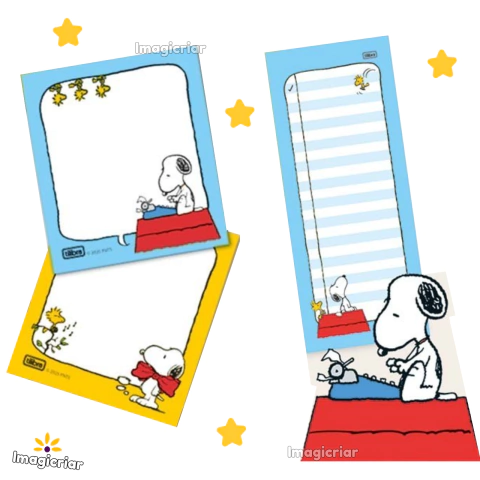Tilembrete Snoopy Decorado Tilibra - comprar online