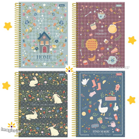 Caderno Colegial Milly Foroni - 1 ou 10 Matérias - comprar online