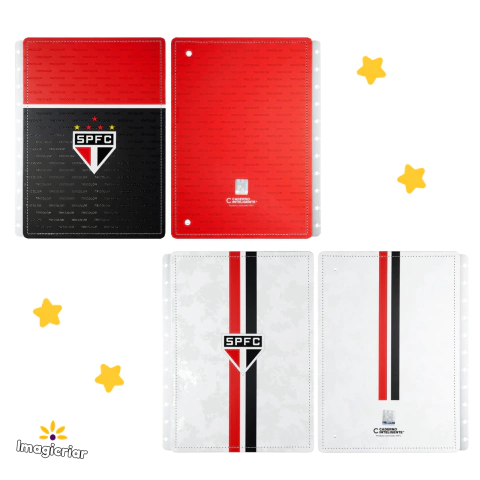 Capa e Contracapa São Paulo para Caderno Inteligente | Tamanho A5 ou Grande