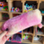 Estojo de Pelúcia Tie Dye com Pompom Uniso - Imagicriar
