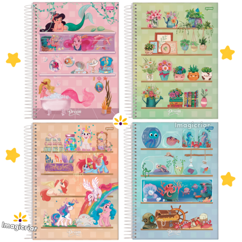 Caderno Universitário Dream Jandaia - 1 ou 10 Matérias - comprar online