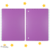 Capa e Contracapa Intense Violet para Caderno Inteligente | Tamanho Inteligine, A5, Médio ou Grande