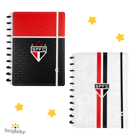 Caderno Inteligente São Paulo | Tricolor Paulista Tamanho Grande ou A5