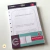 Refil Planner Organizer para Caderno Inteligente | Tamanho Médio
