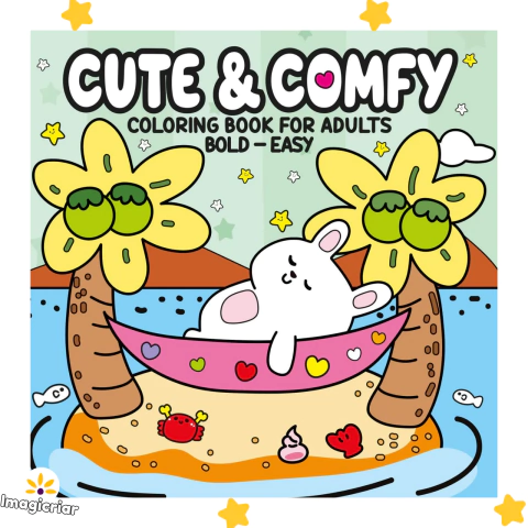Livro de Colorir Cute & Comfy Volume 1 Editora Camelot - comprar online