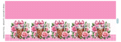 Faixa BARRADO FÁCIL - Copo Floral Rosa - comprar online