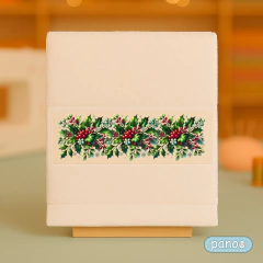 1279 - Decalque Fácil Barrado - Floral Natal - comprar online