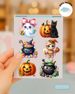 1205 - Decalque Fácil Têxtil - Fantasminha Apaixonada - comprar online