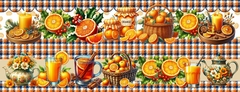 Dupla de barrados - Laranja - comprar online