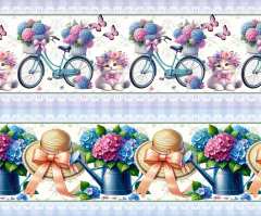 1750 - Tecido tricoline exclusiva 100% algodão - Cantinho das Hortências 55cm x 1,50m - comprar online