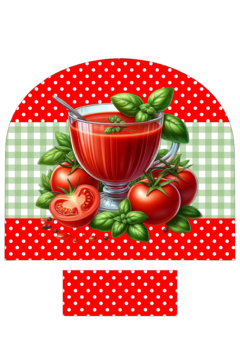 Recortes Sublimados para bate mão e pano de prato - Tomate - comprar online