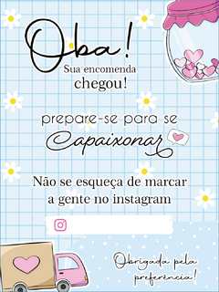 Cartões de agradecimento 3 - comprar online