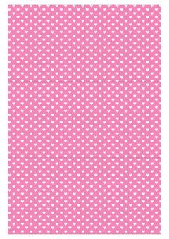 Recorte Sublimado para bandeirolas Corações fundo Rosa