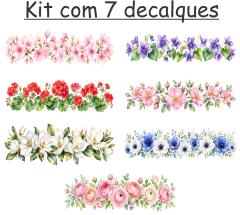 1788 - Kit 7 decalques Aquarela - 3