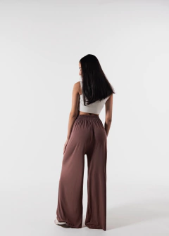 PANTALONA ZAIA CHOCOLATE - Serpa Store | Moda Autoral Feminina