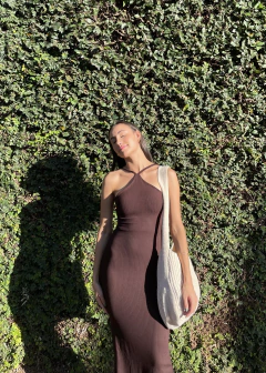 VESTIDO ELENA MARROM - comprar online