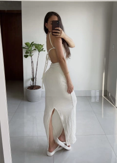 VESTIDO ELENA OFF WHITE - Serpa Store | Moda Autoral Feminina