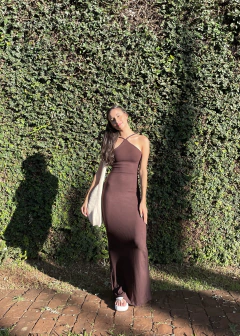 VESTIDO ELENA MARROM na internet