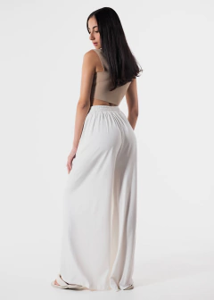 PANTALONA ZAIA OFF WHITE - Serpa Store | Moda Autoral Feminina