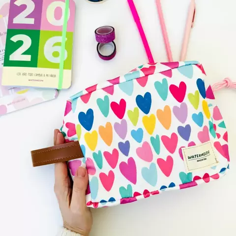 Necessaire Cordura Clasico Watermelon Mucho Amor - comprar online
