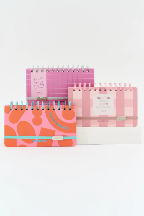 Agenda FW 2026 Pocket con Espiral PINK
