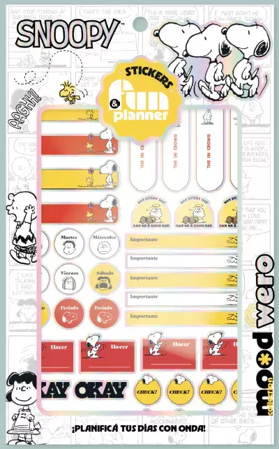 Fun and Planner Stickers Wero Snoopy - comprar online