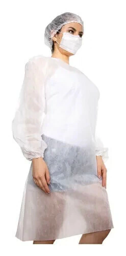 Avental Descartável Manga Longa Slim Soft pct c/10und. - Anadona