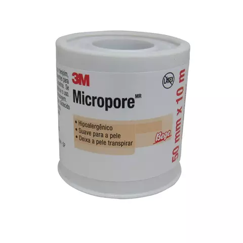 Fita Micropore Bege 50mm x10m- 3M