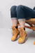 Borcegos de cuero con caña media y puño acolchado (617GU) - Tienda online de Calzados, Zapatos y Zapatillas MORR