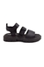 Sandalia con velcro efecto cuero (YASU)