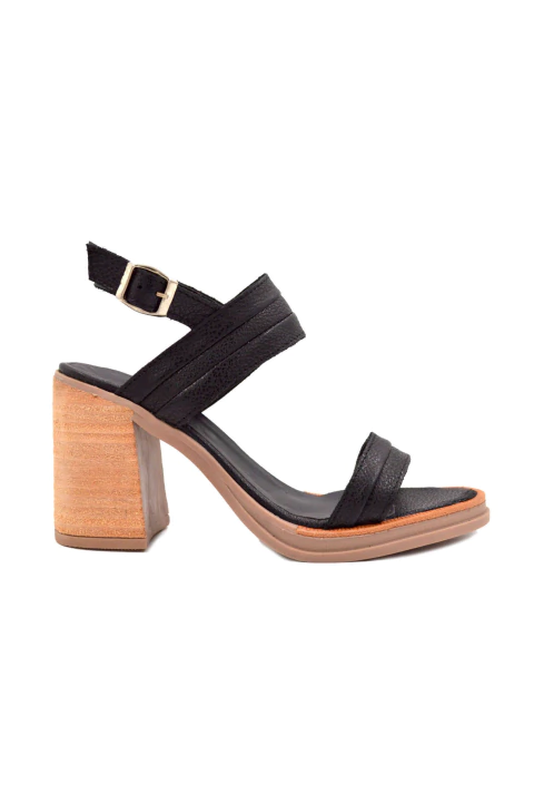Sandalias taco madera (5599ML)