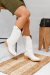 Texanas de cuero con caña alta con abertura en V (5128ML) - comprar online