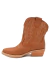 Texana de cuero con caña corta de abertura en V (754ML) - tienda online