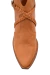 Imagen de Texana de cuero caña corta con trenza (1324GR)