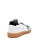 Zapatillas de cuero combinadas y con base crep (1199JO) - tienda online