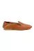 Mocasin de cuero con punta cuadrada y talonera elastizada (40NE)